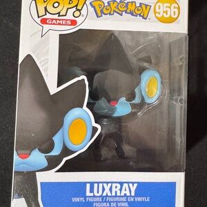 Funko Pop Luxray Figure with Black and Blue Accents